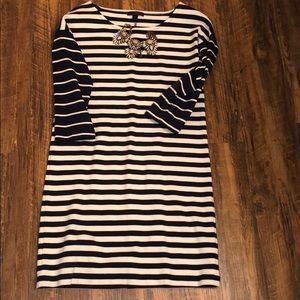 J. Crew 3/4th strip dress! 👗